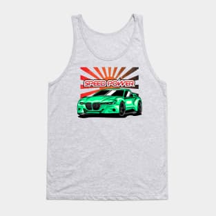 Germany car i8 power Tank Top